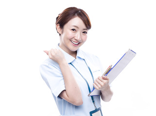 医療従事者 ガッツポーズ