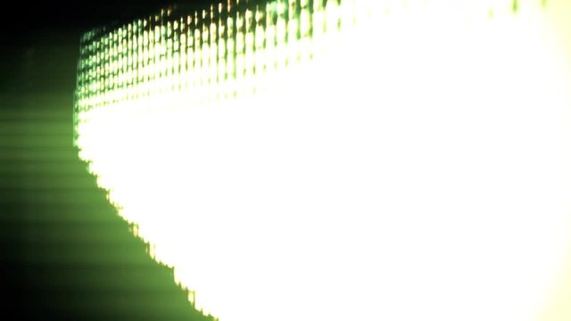TV Noise 1111: Device screen pixels fluctuate with color and motion (Loop).