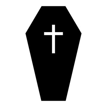 recommend clip art: Isolated coffin illustration