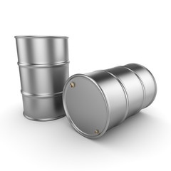 3D rendering aluminum barrel