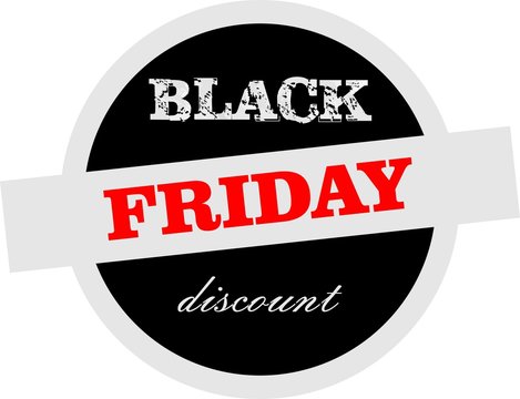 Black friday discount sign