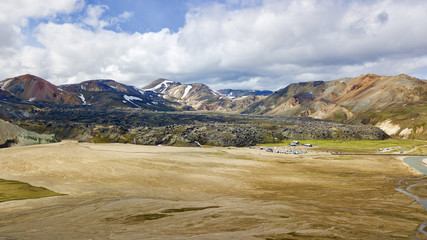 Landmannalaugar Magmastrom, Island