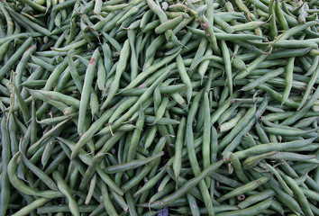 Vegetable on a green market in November