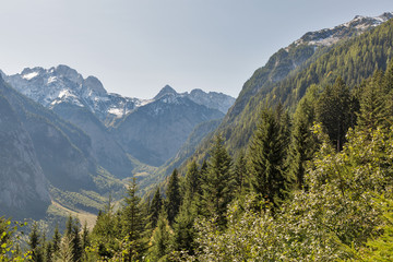 Alpine landscape in Western Carinthia, Austria.