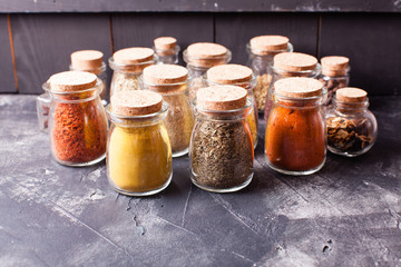 Still life with spices 