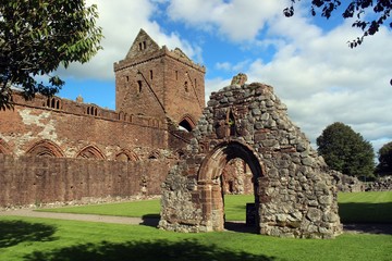Sweetheart Abbey, New Abbey, Dumfries and Galloway, Scotland.