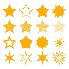 Obraz premium Different stars collection