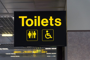 Toilets Informstion sign