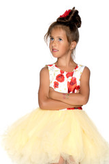 Portrait of a beautiful little girl