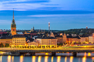 Fototapeta na wymiar Old Town (Gamla Stan) in Stockholm, Sweden