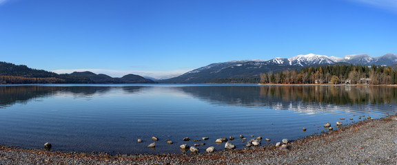 Whitefish Lake, Montana Panorama