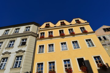 Fototapeta na wymiar Historische Gebäude in der Prager Kleinseite / Malá Strana