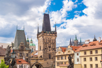 Karlov or charles bridge in Prague