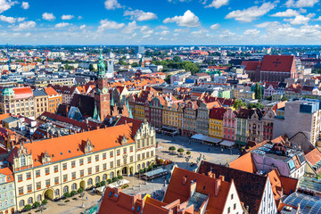 Naklejka premium Market Square in Wroclaw