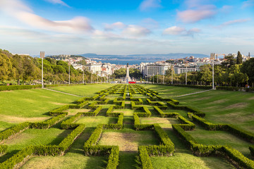 Eduardo VII park   in Lisbon