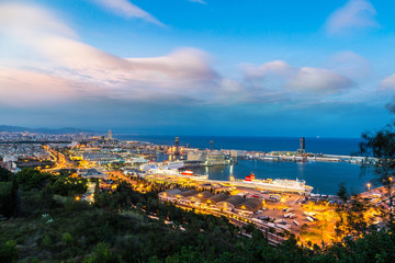 Obraz premium Panoramic view of Barcelona