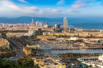 Foto op Plexiglas Panoramic view of Barcelona © Sergii Figurnyi
