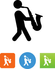 Sax Player Icon
