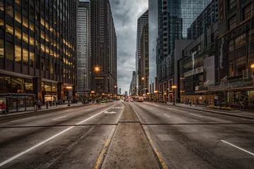 Deurstickers Chicago Michigan Avenue