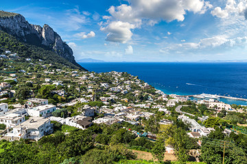 Capri island in  Italy