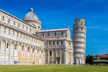 Leaning tower and Pisa cathedral