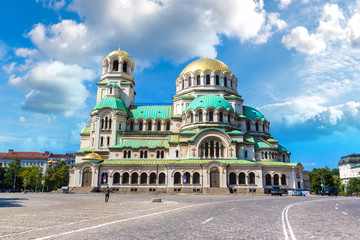 Alexander Nevsky cathedral in Sofia - obrazy, fototapety, plakaty