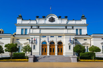 Obraz premium Bulgarian parliament in Sofia, Bulgaria