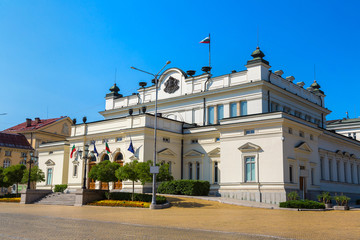 Fototapeta premium Bulgarian parliament in Sofia, Bulgaria