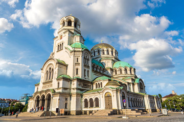 Fototapeta na wymiar Alexander Nevsky cathedral in Sofia