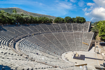 Epidaurus Amphitheater in Greece