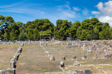 Fototapeta na wymiar Ruins in Epidavros, Greece