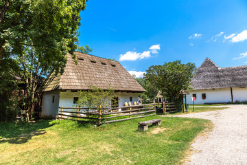 Fototapeta na wymiar Astra village museum in Transylvania