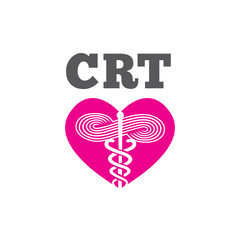 Respiratory Therapy Medical Symbol Icon - for RRT, RT or CRT
