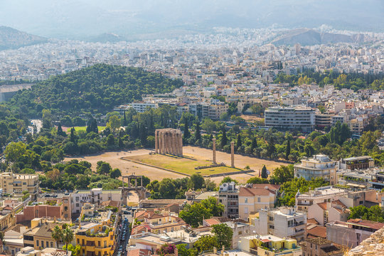 Temple of Zeus  in Athens, Greece