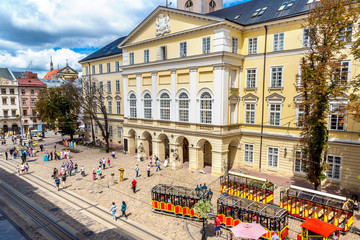 Obraz premium Lviv - historic center of Ukraine