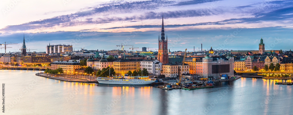 Sticker (gamla stan) in stockholm, sweden