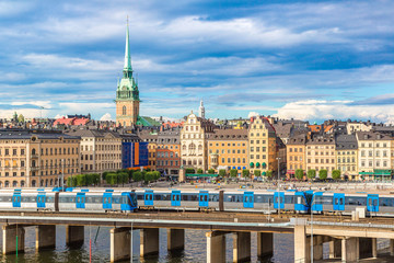 Naklejka premium Old Town (Gamla Stan) in Stockholm, Sweden