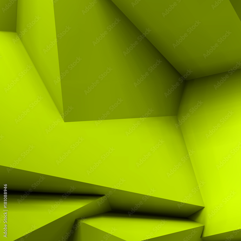 Poster abstract geometric background with overlapping cubes