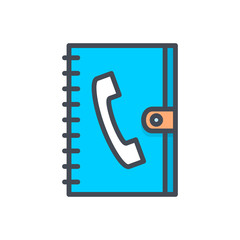 Office colored icon notepad
