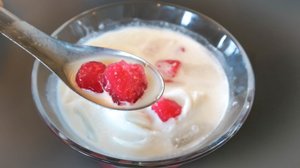 chestnut in coconut milk