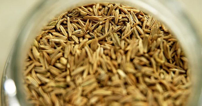 Cumin in jar 