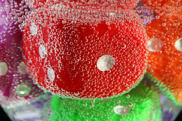 Playing Dices  in water