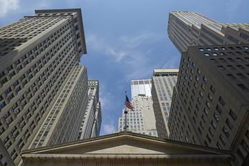 Fototapeta na wymiar Manhattan skyscrapers, New York city