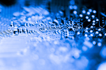 Abstract,Close up of Circuits Electronic on Mainboard computer Technology background.
(logic board,cpu motherboard,Main board,system board,mobo)