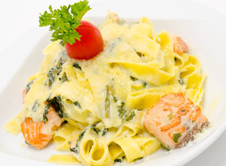 pasta with salmon