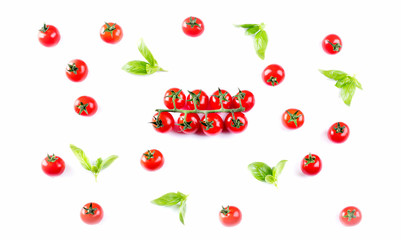 Cherry tomatoes pattern