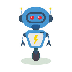 cute robot vector