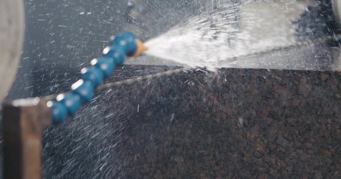 Granite processing in manufacturing