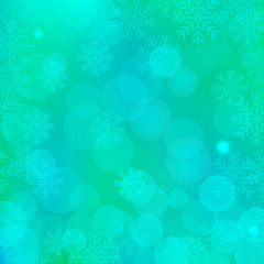 Fototapeta na wymiar Christmas blue abstract background.