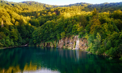 Naklejka premium Plitvice Lakes National Park